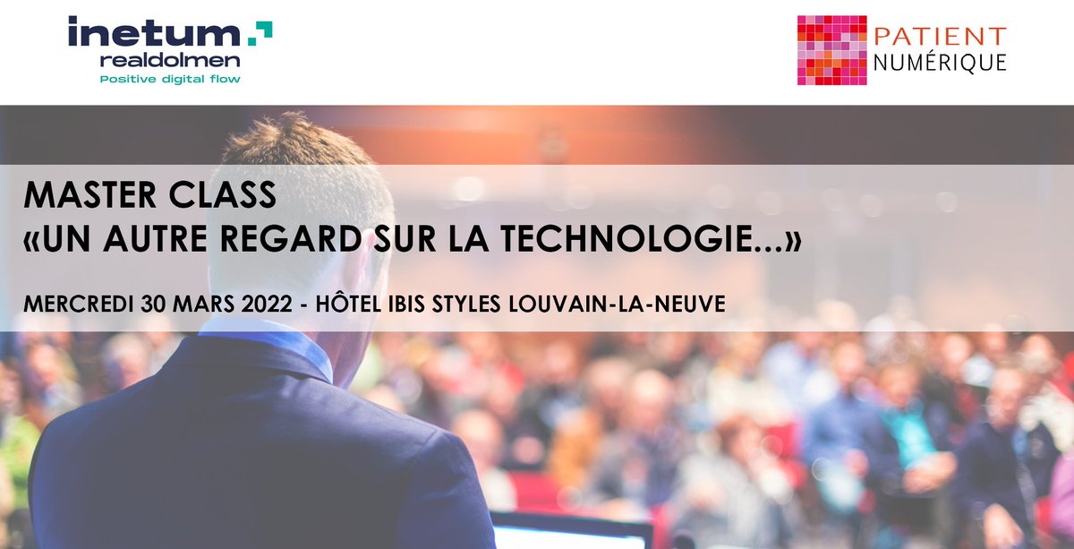 WeLink_Care's tweet photo. SAVE THE DATE
Master Class le mercredi 30 mars 2022 de 9h à 14h à l'Hôtel ibis de Louvain-la-Neuve"
✔"La cybersécurité, une vaccination pour votre environnement digital"
Powered by Inetum-Realdolmen

Renseignements et Inscriptions : https://t.co/4DElYzCSku https://t.co/iLRaGH3BPq