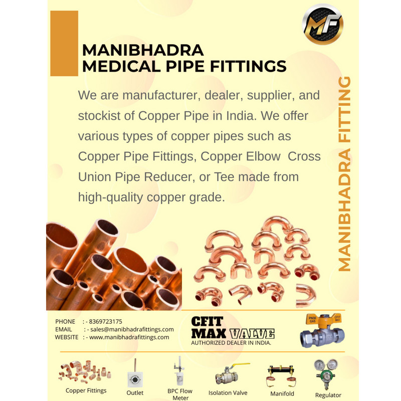 ManibhadraFit's tweet image. #manibhadra #copperfitting #mgps
manibhadrafittings.com