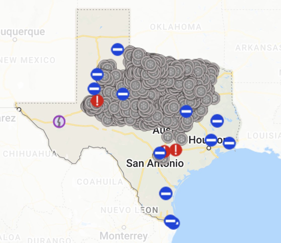 Texas Dot Road Conditions Map Marc Williams On Twitter: "If You Must Drive In These Areas, Keep A  Particular Eye On Elevated Bridges And Overpasses. We Are Seeing Most Of  Our Dangerous Problem Areas In These Sections." /