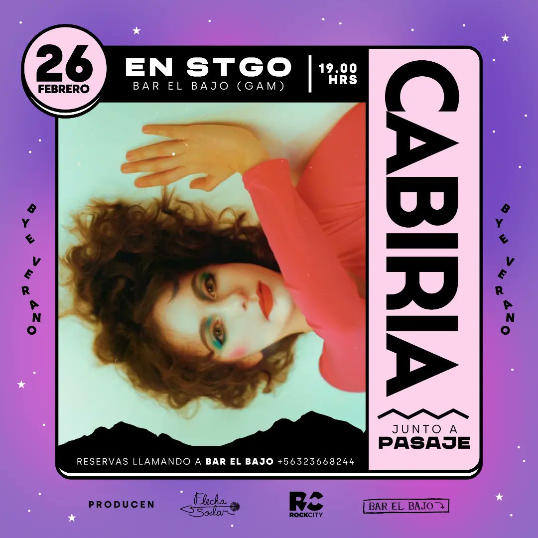 este findesemana♡despedimos el verano con <a href="/kaleidoscopeves/">Cabiria</a> &amp; <a href="/pasajebanda/">Pasaje</a> on tour 💖🌕⭐ 2 fechas inolvidables 🥂🌆 venta de entradas × DM 💌