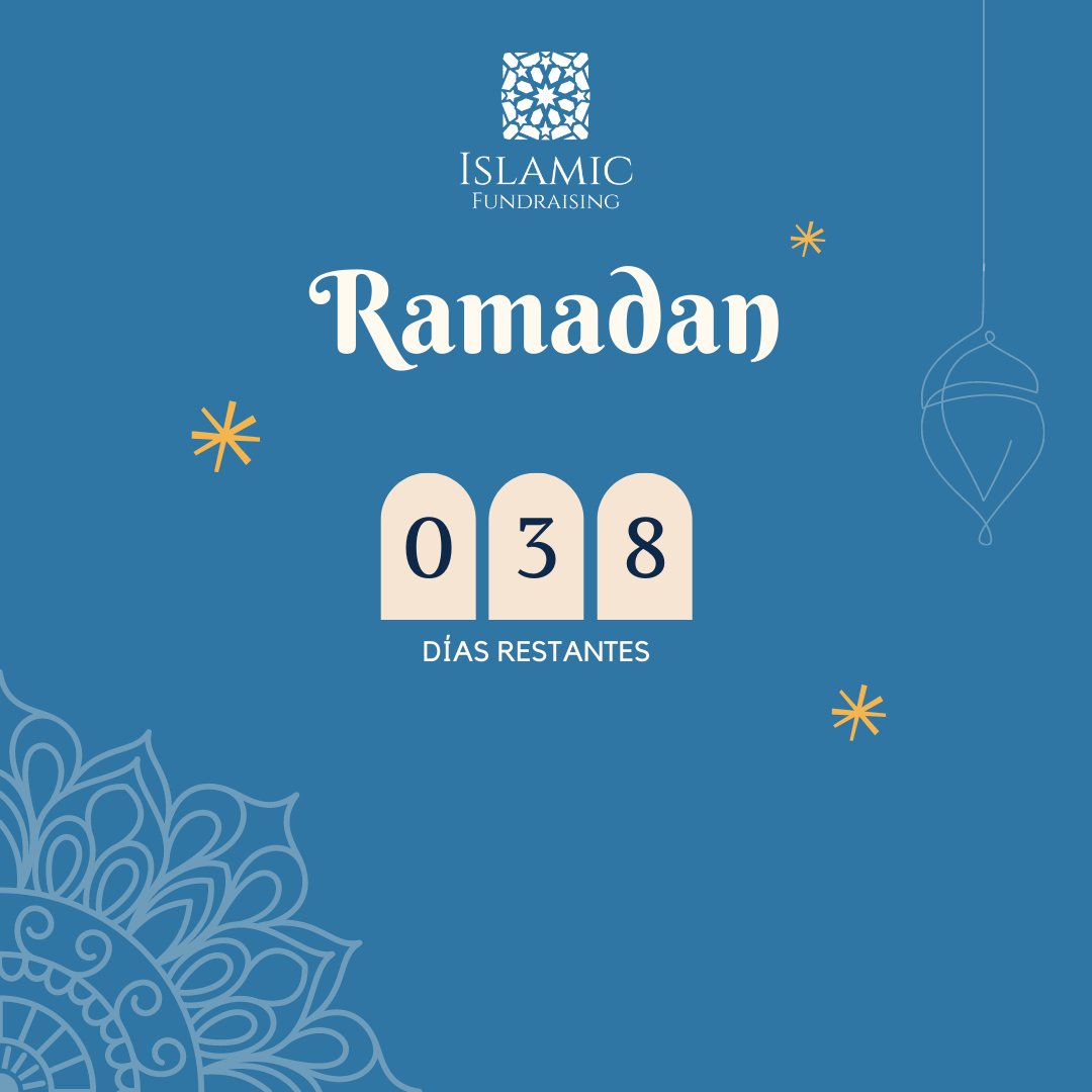 Está cada vez más cerca...⁠
⁠
¡Oh Allah! Haz que aprovechemos Rajab &amp; Shaaban, y alcancemos el sagrado mes de Ramadán.⁠
⁠
#Ramadan1443⁠
#Ramadan2022⁠