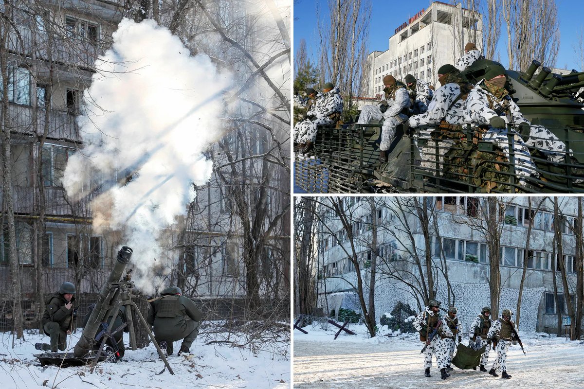  #ULTIMOMOMENTO: combates en  #Chernobyl hace pocas horas, Rusia ya se encuentra a las puertas de  #Kiev,  #Ucrania emepiza a barajar la rendición tras el abandono de todos sus aliados