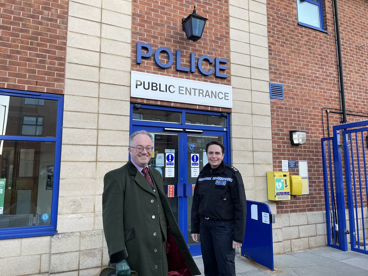 <a href="/Rupert_Matthews/">Rupert Matthews 🏴󠁧󠁢󠁥󠁮󠁧󠁿</a> PCC - “fascinating visit welcoming @MeltonRutlNPA to her new position as @MeltonPolice commander. I'm sure she'll be a tremendous asset to the community.” #policing #melton #teamleicestershire