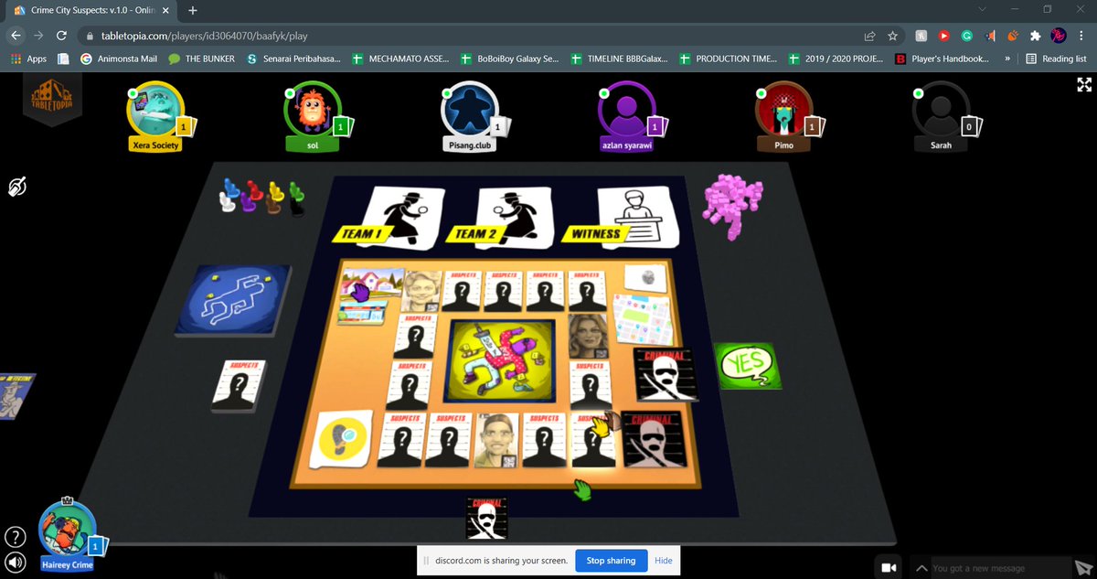 CrimeDrops's tweet image. tonight was fun at CRIME CITY~ Thank you everyone who spent their precious time playing my game

@PishangClub 
@0xBlockflop 
@ariffsol_ 
@pimosupremo
@xerasociety
@Clarois3D
mcm ada yg x tag.. hmmmm

Those yg tak sempat join, dont worry mesti akan ada buat game session lagi t!