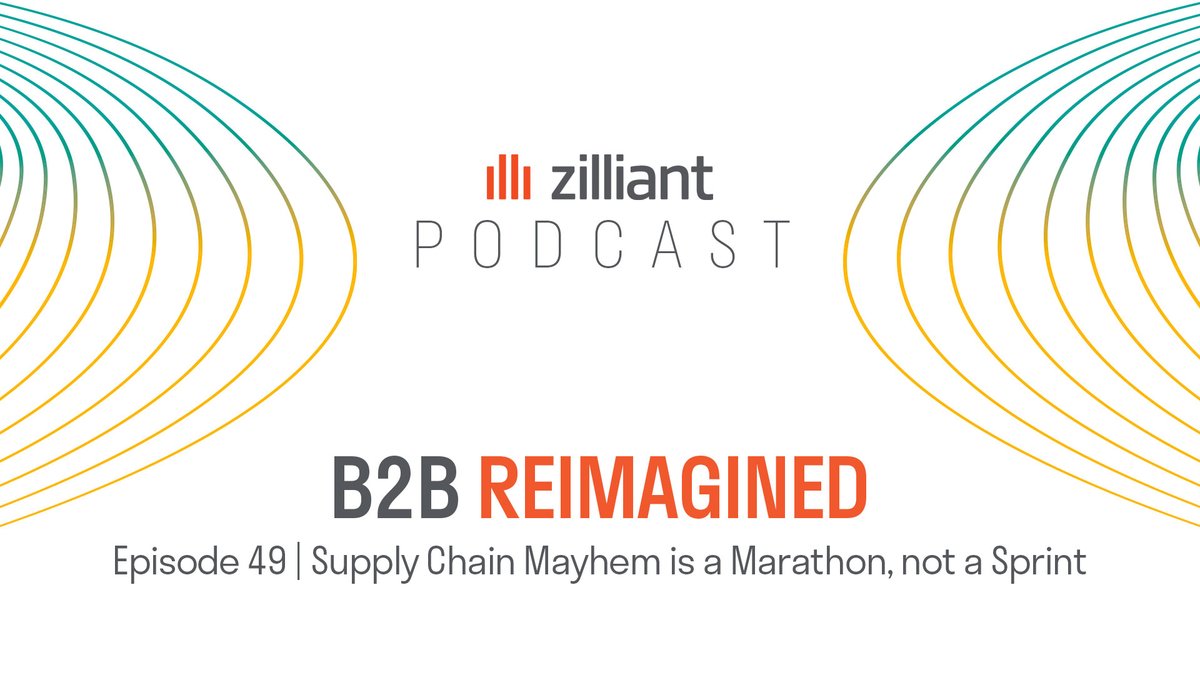 zilliant's tweet photo. CEO &amp; Founder of Capital Pricing Consultants Lydia DiLiello returns to the #B2B Reimagined podcast to discuss #supplychain disruption, including examples of companies who are responding the right and wrong way to this global challenge. Listen here: https://t.co/T6fkW4ulGj https://t.co/pcLMeTBfsK
