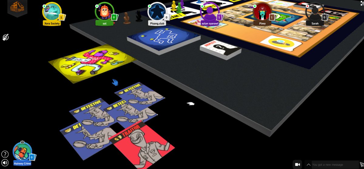 CrimeDrops's tweet image. tonight was fun at CRIME CITY~ Thank you everyone who spent their precious time playing my game

@PishangClub 
@0xBlockflop 
@ariffsol_ 
@pimosupremo
@xerasociety
@Clarois3D
mcm ada yg x tag.. hmmmm

Those yg tak sempat join, dont worry mesti akan ada buat game session lagi t!