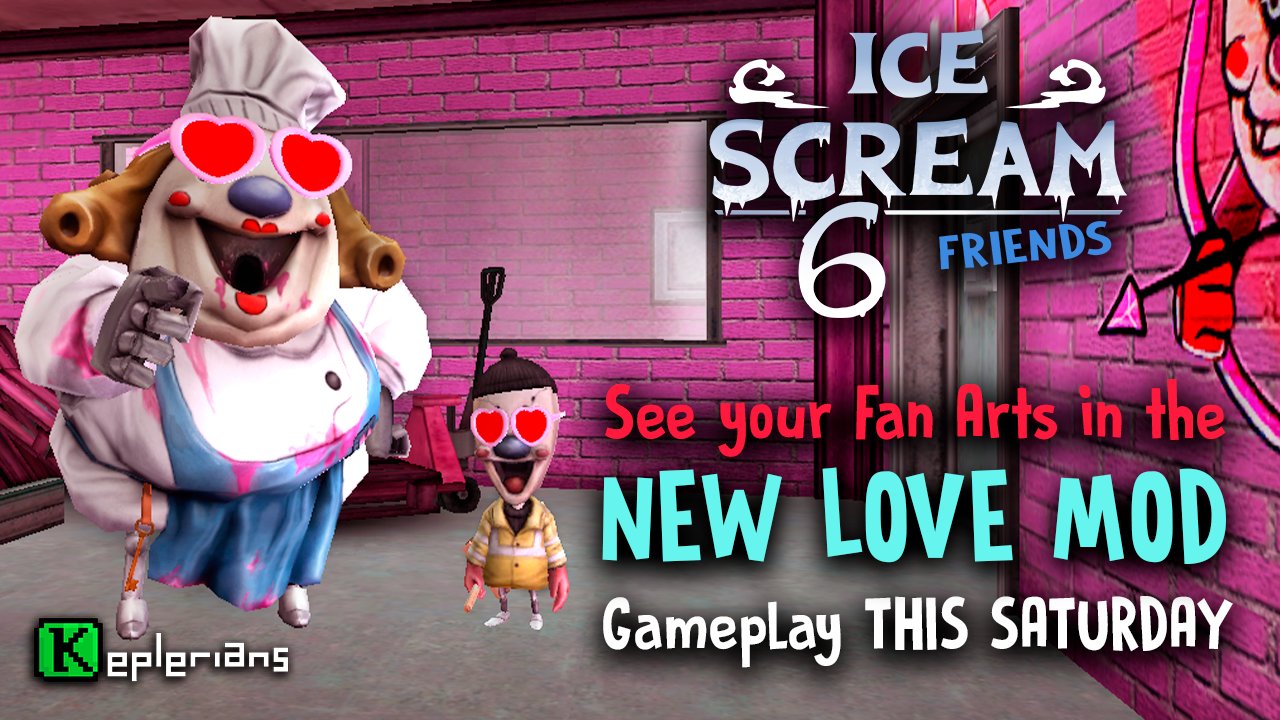 Keplerians - 2 YEARS since the release of #IceScream3 🥳 Did you enjoy the  PARTY MOD gameplay we uploaded yesterday in our  Channel? 🤔 For  those who didn't watched it yet