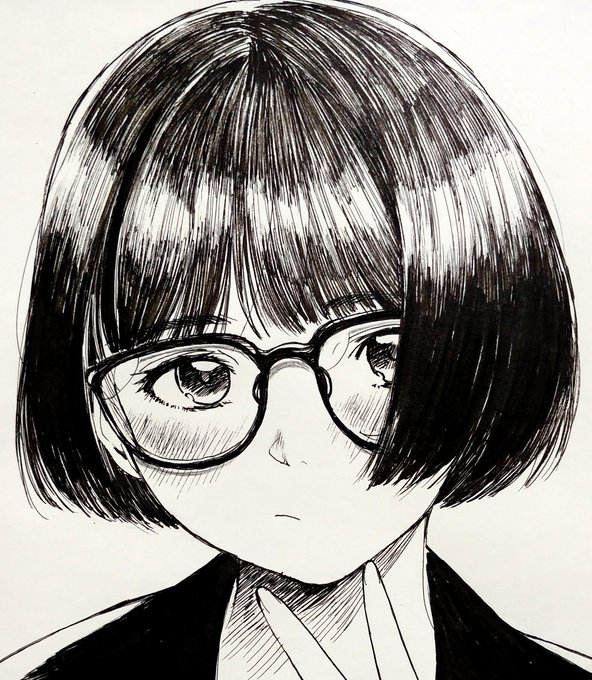 黒髪の塗り・いろいろ 