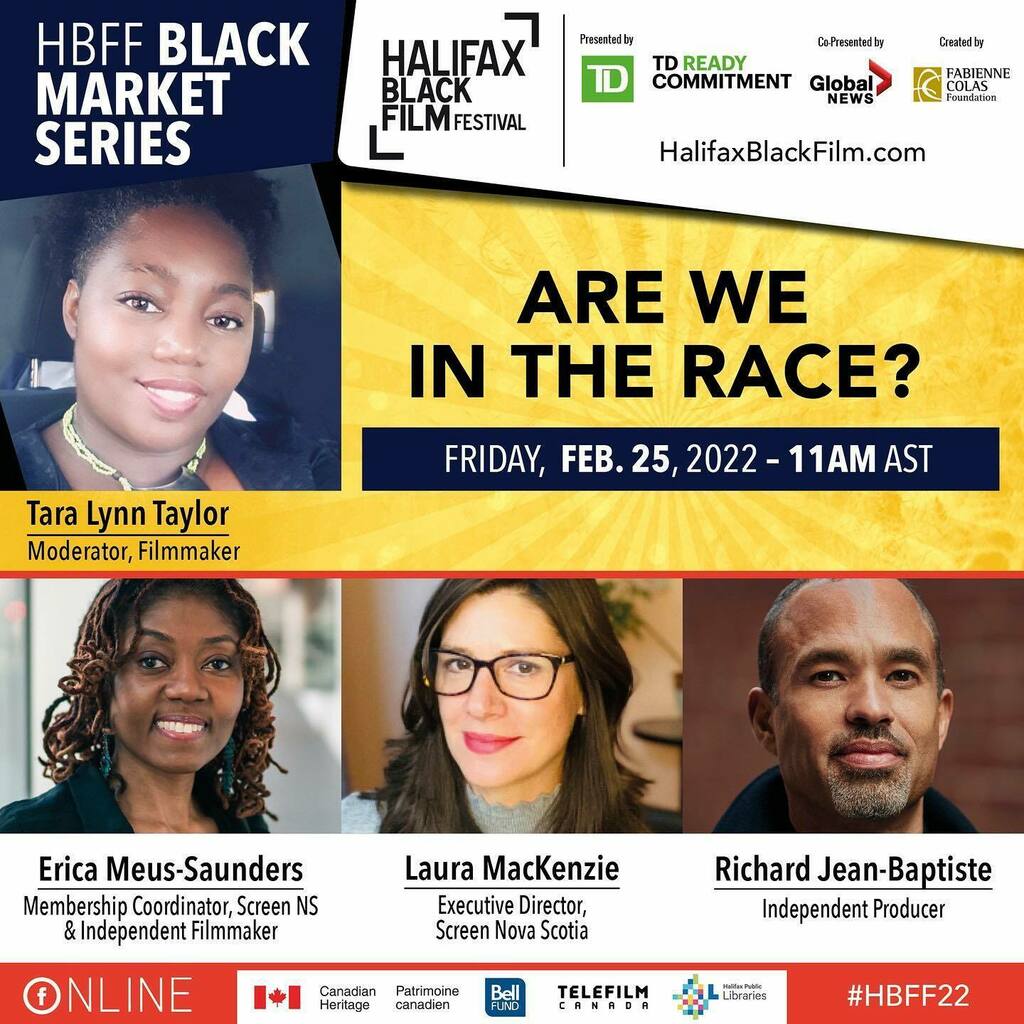 From @halifaxblackfilmfest —#HBFF22 | BLACK MARKET • Free

An industry series where both locally and nationally renowned industry professionals will share their thoughts and real-world experiences with today’s most critical filmmaking issues.

Are We… instagr.am/p/CaXEQoELGep/