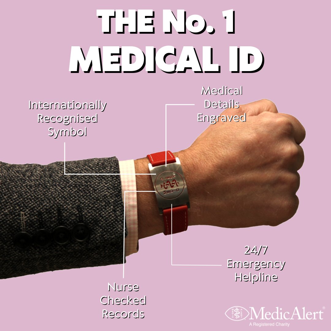 MedicAlertUK's tweet image. If you live with a medical condition, those caring for you in an emergency must know about your condition. 

@MedicAlertUK medical IDs hold your vital information so that those caring for you in an emergency instantly know how to care for you. 
medicalert.org.uk/who-needs-Medi…