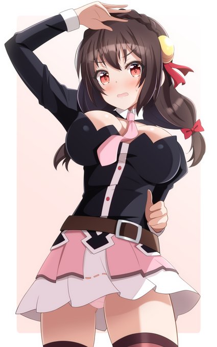 過去絵でゆんゆん。
「わっ、我が名は~っ///」