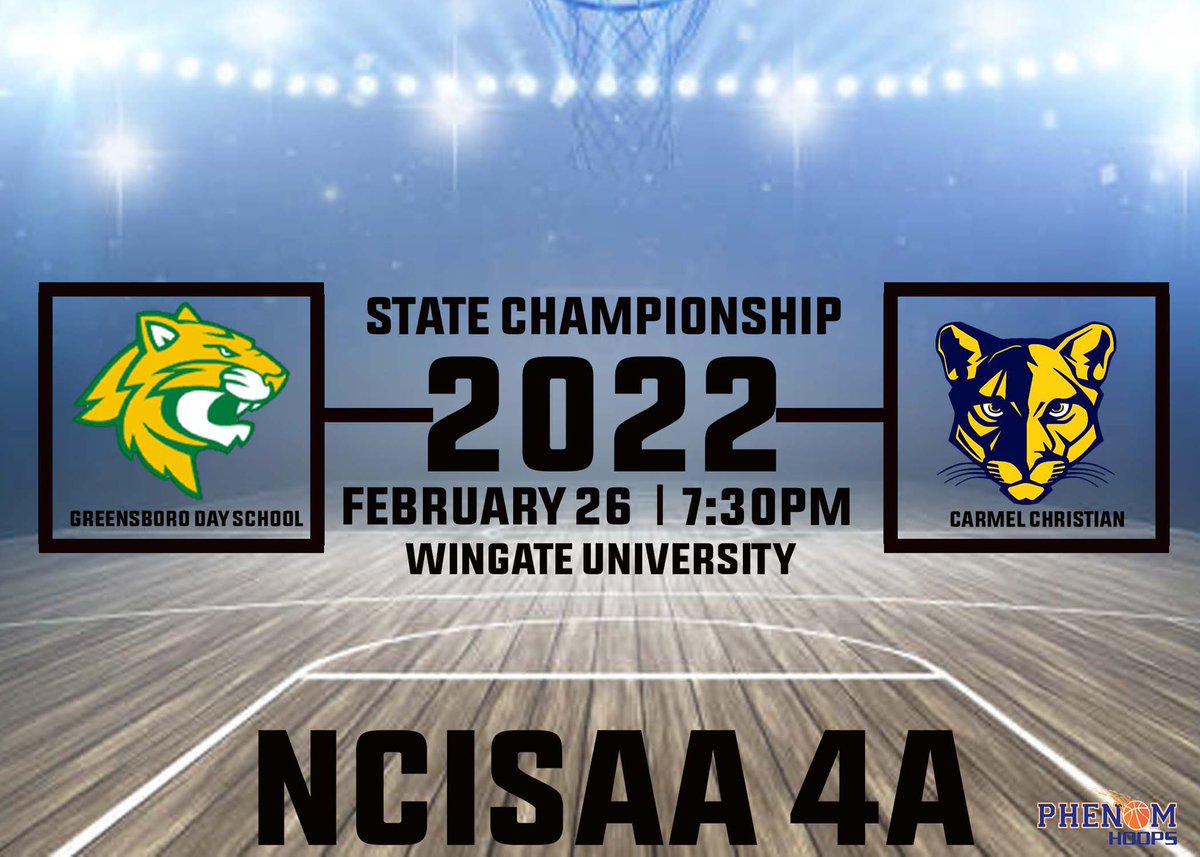 Championship Saturday in the <a href="/NCISAA1/">NCISAA</a> 

1A: Greenfield vs United Faith
2A: The Burlington School vs Trinity Academy
3A: Concord Academy vs High Point Christian
4A: Carmel Christian vs Greensboro Day