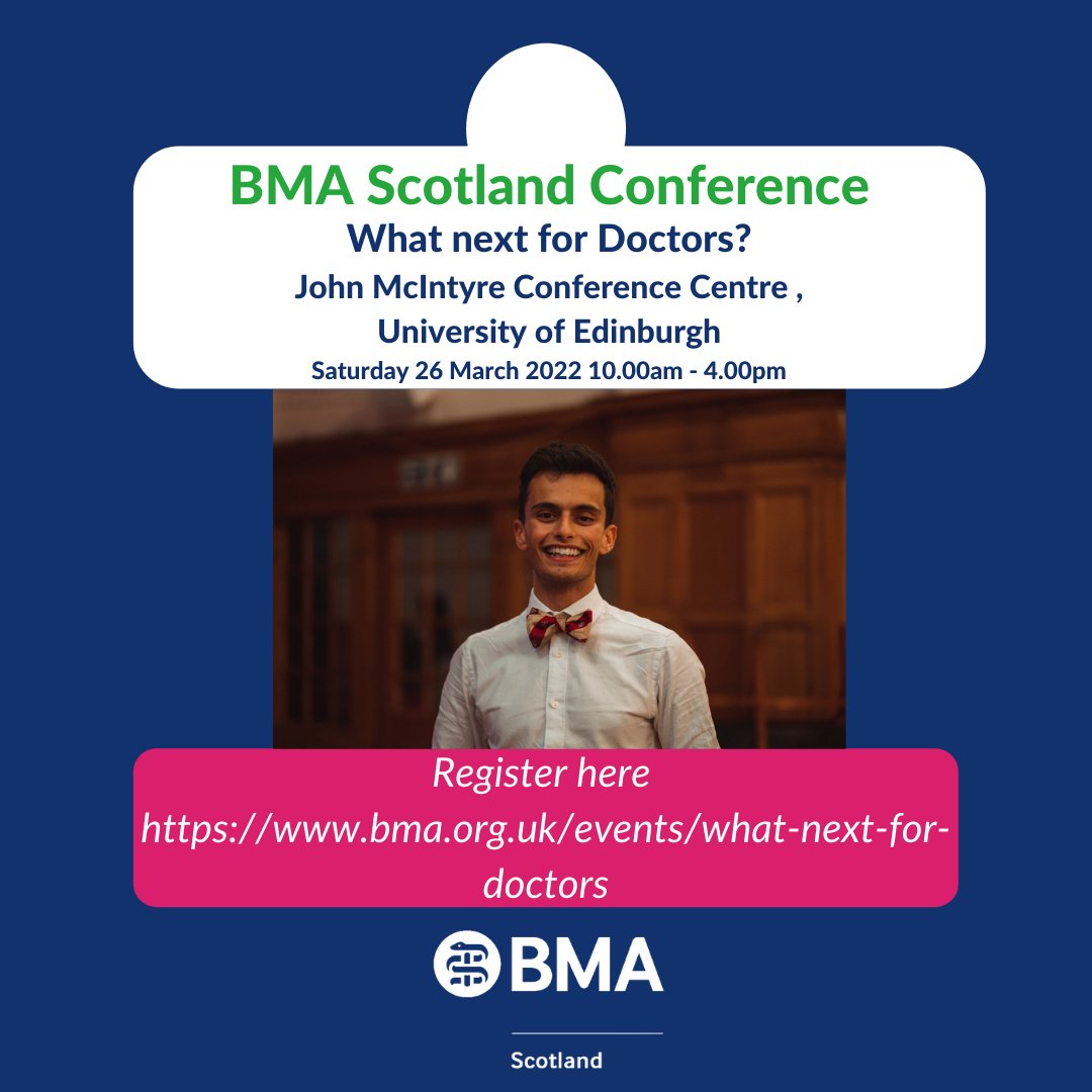 BMAScotland's tweet image. "This is a great opportunity to meet and network with colleagues that we may have only seen through our computer screens." Have you secured your place at this year's Scottish Conference? Read more from conference co-chair 
@thelewisoconnor bmascotland.home.blog/2022/02/18/sco… #BMAScotConf