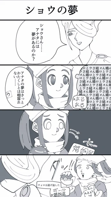 ※アルセウスネタバレ⚠️
※ウォロショウ⚠
「紙1枚、もしくはボール1つで相容れられるよ?」 