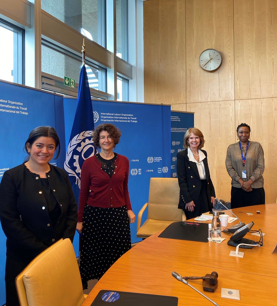 NorwayInGeneva's tweet photo. Great to meet with @ILO on their work related to migration, skills, knowledge, anti-discrimination &amp; social dialogue.

Good exchange on the Norwegian integration policy and experience in mobilizing for employment, promoting gender equality &amp; working against discrimination. https://t.co/teyYhz2Po0
