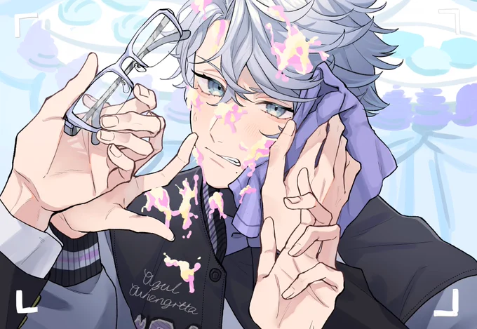 間に合った!!アズールくんお誕生日おめでとう!!🎉🥳

#アズール・アーシェングロット誕生祭2022 
#アズール・アーシェングロット生誕祭2022 