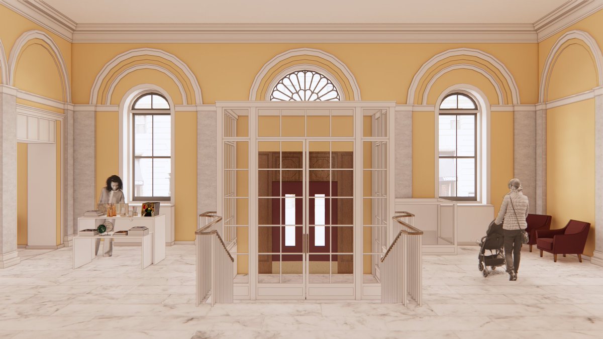 annumarch's tweet photo. Delighted to be working with @bostonathenaeum on this expansion project! Look for more ABA renderings in the print edition! https://t.co/O7QUsPcKu2 https://t.co/LHn5bUCyQ1