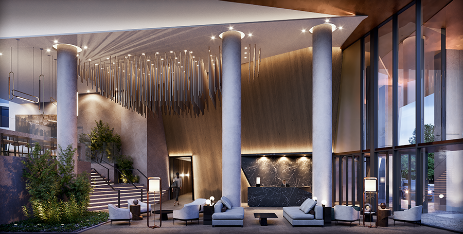 tridel's tweet photo. The lobby at Westerly 2 comes alive at dusk, with ambient lighting scattered throughout to highlight its thoughtful, contemporary design. Warm light fixtures welcome you in and emit a feeling of luxury and sophistication.

Learn more https://t.co/QwBgqLHO1o

#Tridel #Condo https://t.co/VtmNGUjrUG