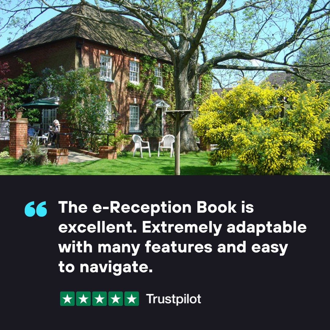 eReceptionBook's tweet image. We love reviews like this. 😍👇

Digitally replace your paper books with a budget-friendly system to sign in your visitors, contractors &amp;amp; staff.

#visitormanagement #visitormanagementsystem #ereceptionbook #staffmanagement #contractormanagement