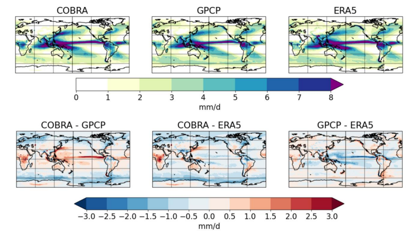 j_munoz_sabater's tweet photo. If #precipitación is your #ECV of interest, you'll be glad to know that we just published a new global dataset based on microwave passive sensors from the year 2000. ➡️https://t.co/VorRcrVCpF ⬅️
Comparisons with the popular #GPCP dataset are also available in the documentation. https://t.co/VyRF2fIu2g