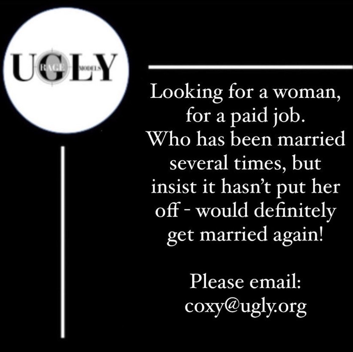 Please email: coxy@ugly.org