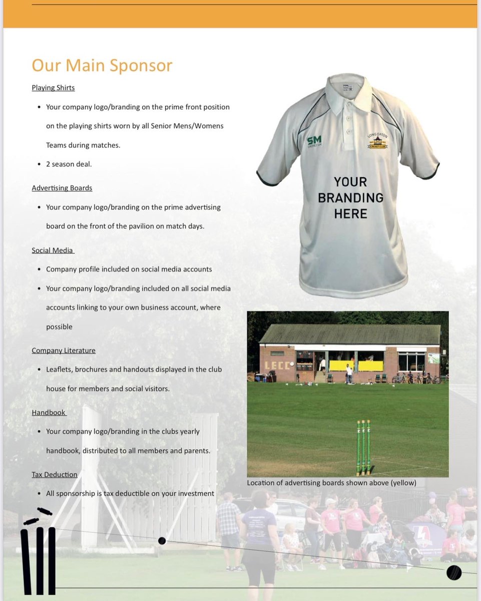 LongEatonCC's tweet photo. 🚨🚨 SPONSORSHIP OPPORTUNITY 🚨🚨

LECC are a self funding and sustainable local cricket club. However, as you will have seen in recent posts, we are looking to push forward two major projects in the near future…

https://t.co/zAeITliyzW

Please DM for PDF of the booklet. https://t.co/9sgakDwzer