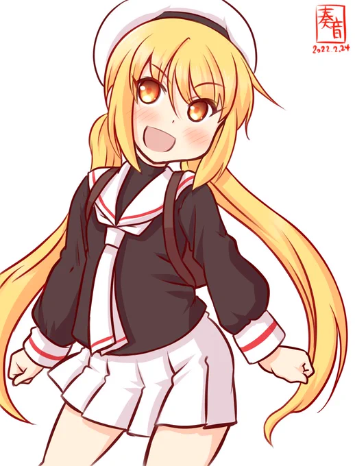 「改装された皐月、どう? ……試して、みる?」

#艦これ版深夜の真剣お絵描き60分一本勝負
#艦これ版真剣お絵描き60分一本勝負_20220224
#皐月 
