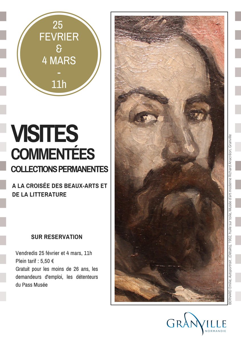// Visite commentée des collections permanentes – 
Vendredi 25 février, 11h //
Un voyage dans la littérature et l’art du XXe siècle.
Nous vous invitons à découvrir lors de la visite commentée, le nouveau parcours permanent présentant les collections de Richard Anacréon.