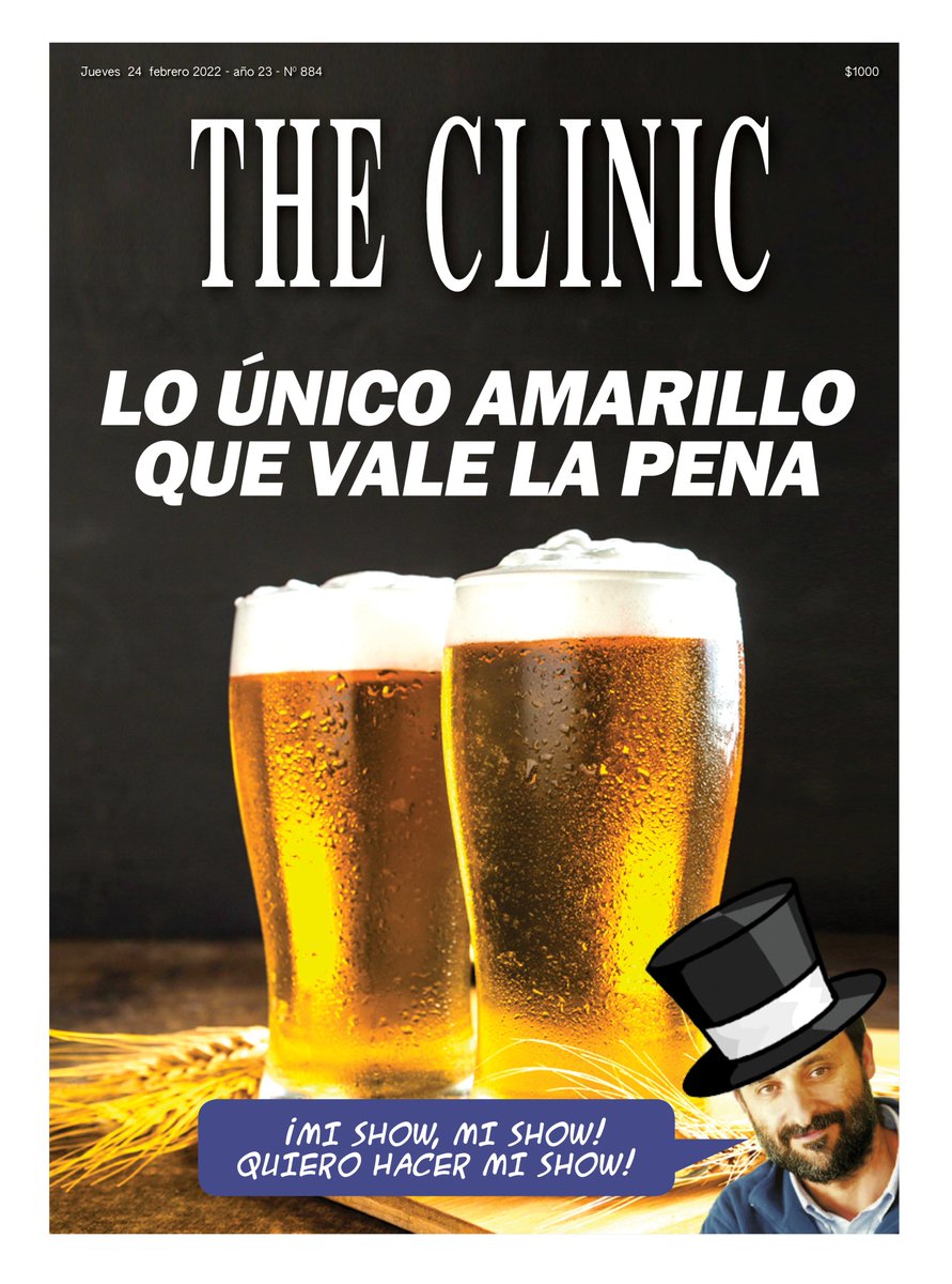 thecliniccl's tweet photo. [🔴 Edición 100% digital] Pensaba que te había olvidao, pero pusieron la Convención... 🎶

📰 Te presentamos la portada y la contraportada de #TheClinic884.

Por el COVID-19 no estamos en tu kiosko, pero puedes leer la edición digital —y gratuita— por acá: https://t.co/HZbcbUx4Un https://t.co/CSjVaYvMqV