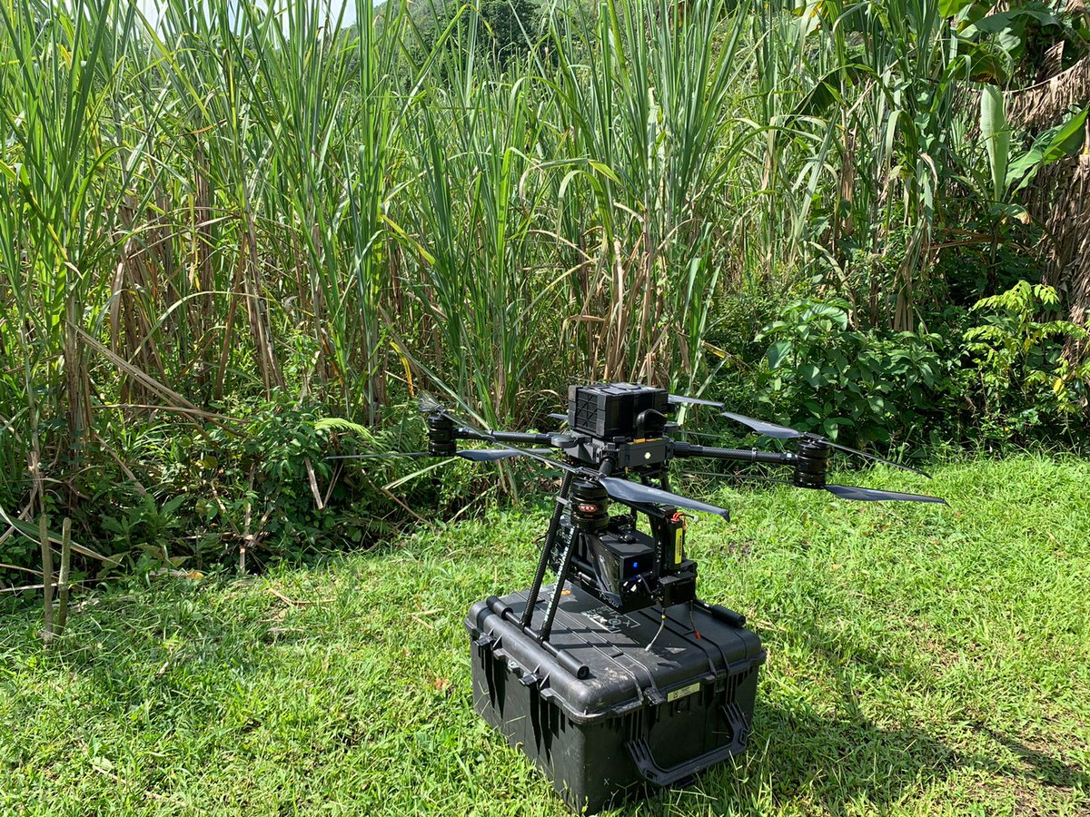 ¡El trabajo continúa!

Esta vez la operación del HERCULES X8 es sobre cultivos de caña panelera.
Payload: Sensor Hiperespectral Mjolnir VS-620 - <a href="/HySpexNEO/">HySpex</a> 

#Drone #Hiperespectral #Colombia #Innovation #agricultura #caña #UAS #UAV #RPA #cundinamarca