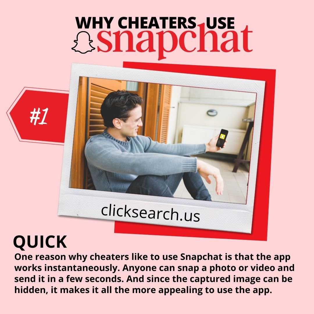 ClickSearches's tweet photo. Do you wonder why your partner is always on Snapchat? The app is known for cheating without being discovered, and here's why!
#snapchat #cheating #sad #cheatinghurts https://t.co/r7J1jVNHuP