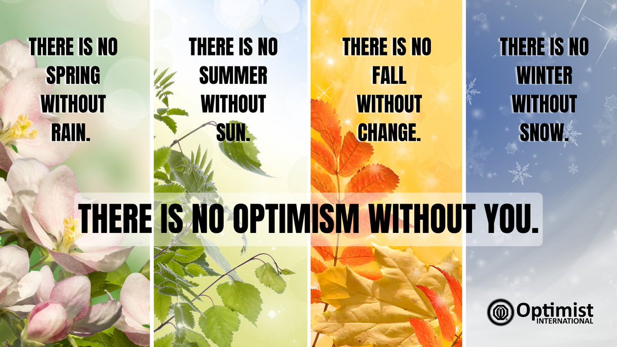 There Is No Optimism Without You
Thank you to all our Clubs, Members, and Followers!

#BeAnOptimism #optimistinternational
OPTIMIST.ORG
