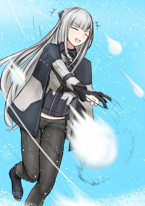 叛逆小隊で雪が降ると一番楽しむのはAK-12 