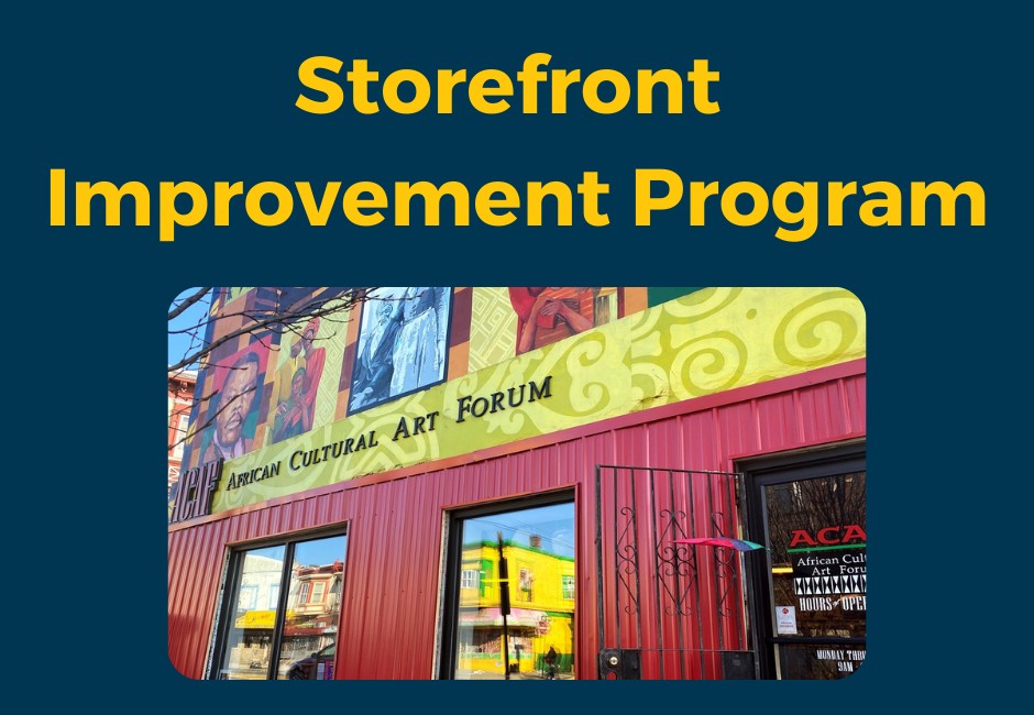 PHLCommerce's tweet photo. Did you know? The Storefront Improvement Program completed over 50 projects in 2021. If you're a business or property owner, learn more and find out if you're eligible ➡️ https://t.co/zEGWIw3WCo https://t.co/5dqqq4aT7m