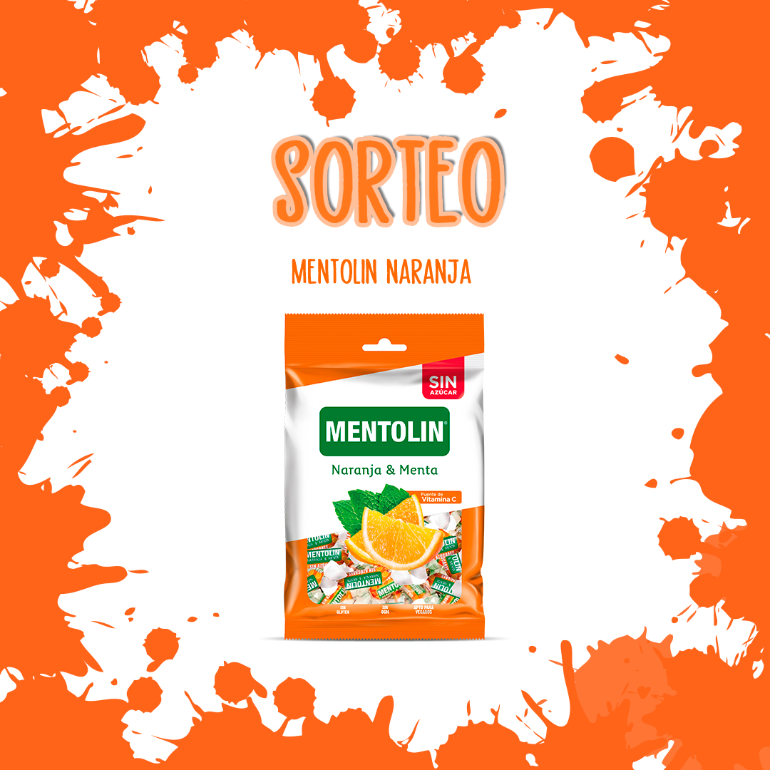 mentolin's tweet photo. 🍊 ¡SORTEAZO! 🍊 Disfruta de los Mentolin Naranja 🙌🏼
Solo tienes que:

1️⃣ RT, FAV y sigue a @mentolin
2️⃣ Menciona a ese amigo con el que te gustaría disfrutarlos

¡El lunes 28 anunciamos ganador! ¡SUERTE! 🧡 https://t.co/o2zV3aheqT