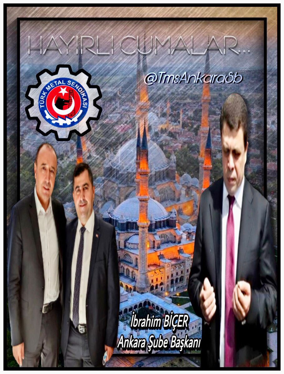 Tüm islam aleminin ve tüm emekçi kardeşlerimin cumasını kutlar hayırlara vesile olmasını dilerim.
#HayırlıCumalar