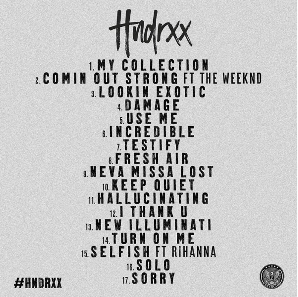 XXL's tweet image. Five years ago today, Future dropped his sixth album HNDRXX 

What’s your top three on here?
