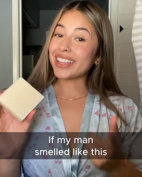 Creative:This video hits 3 main persuasive points:1. Regular soap is gross because it’s full of chemicals.2. Attractive women liking the smell.3. Other guys are raving about the product.Plus - It comes with a special deal.You can see all of those in the photos below.