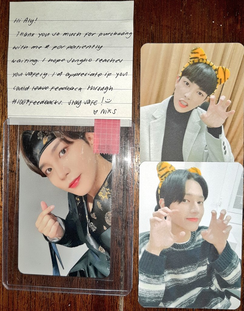 alypin4lyf's tweet photo. hi @soulfullymingi β‘
jongho hanbok arrived safely hehe kilig so much talaga sa pc na tooo π₯Ί cute woojoong freebie *horanghae* π― thank you so much! until next time π
#1007feedbacks https://t.co/FWc39pz9l0