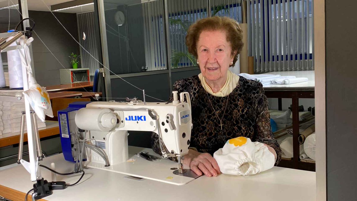 Mª Teresa Saperas de 90 años, junto al apoyo de sus hijos y nietos, fundó la #empresa de pañales reutilizables ADZ Nadons en 2009, sus productos se han convertido en una alternativa #sostenible que todas las familias querrán tener. 

elespanol.com/enclave-ods/hi… #emprendedores