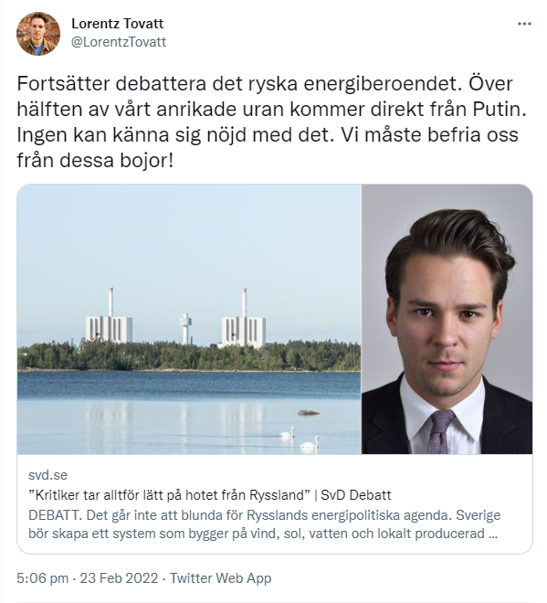 Vilka Länder Exporterar Anrikat Uran Till Sverige