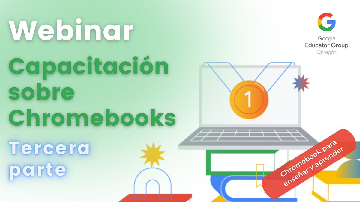 GegObregon's tweet photo. ¿Te perdiste 😮 el #Webinar sobre #Chomebook 2022 | FINAL de temporada | 3a parte: "Para enseñar y aprender" | #GCE

¡Revivelo! 👨🏻‍💻

Registro: https://t.co/YMo7tnsSr8
Stream: https://t.co/33dX2Kaid3

#educación #edtech #teachers 
@GEGHispano
@Gegprogram
@GlobalGEG 
@GEGSpain https://t.co/u71ybMoGv8