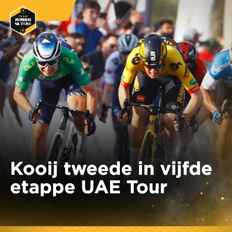 vismaleaseabike's tweet photo. 🇦🇪 #UAETour

"Uiteindelijk kwam ik wat tekort voor de winst, maar we komen elke etappe dichter bij de zege. We gaan er morgen nog een keer voor.” ~ @KooijOlav

Lees meer in ons verslag!✍️