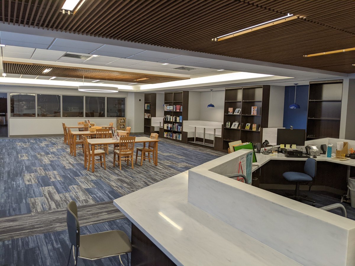 Our Team did a great job on the Gowanda CSD High School Library! 
 
👤  @GowandaCSD 
 
#YWArch #ThrowBack #Architecture #k12schools  #eductation #buffalo #buffalony #library