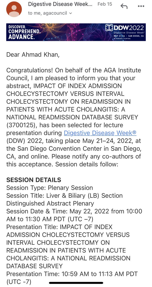 Ahmad Khan, MD, MS (@drahmadkhan83) on Twitter photo Excited to announce that our abstract has been accepted for a lecture presentation at DDW plenary session 2022, thanks to all the collaborators and mentors especially <a href="/EmadMansoorMD/">Emad Mansoor</a> <a href="/shailsingh/">Shailendra Singh</a> <a href="/AdnanMa99718783/">Adnan Malik, MD, MPH, MBA</a> <a href="/CWRU_GI/">CWRU-GI/Case Western GI Fellowship</a> Excited to announce that our abstract has been accepted for a lecture presentation at DDW plenary session 2022, thanks to all the collaborators and mentors especially <a href="/EmadMansoorMD/">Emad Mansoor</a> <a href="/shailsingh/">Shailendra Singh</a> <a href="/AdnanMa99718783/">Adnan Malik, MD, MPH, MBA</a> <a href="/CWRU_GI/">CWRU-GI/Case Western GI Fellowship</a>