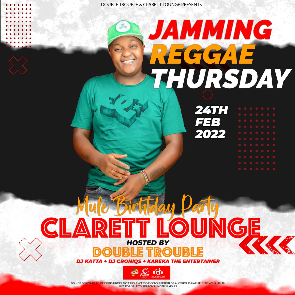 ClarettLounge1's tweet photo. Birthday tunayo ๐๐๐๐๐๐
#TupataneClarett #reggaeThursday https://t.co/0nwx96AgYr