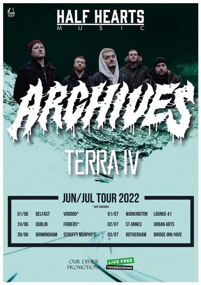 TOUR TIME!!

We are buzzing to announce we will be supporting the lads at Archives on their UK Tour!

Catch us at the venues below and come get filthy!