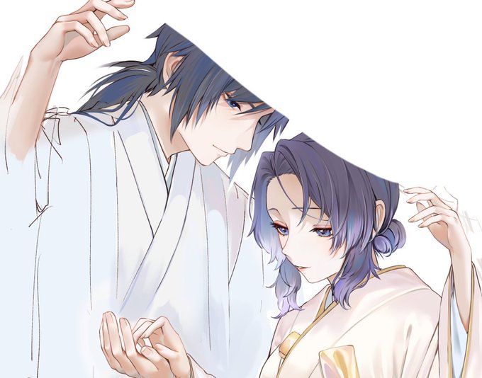 ぎゆしの🌊🦋
仕上げは後日💦

#胡蝶しのぶ誕生祭2022 