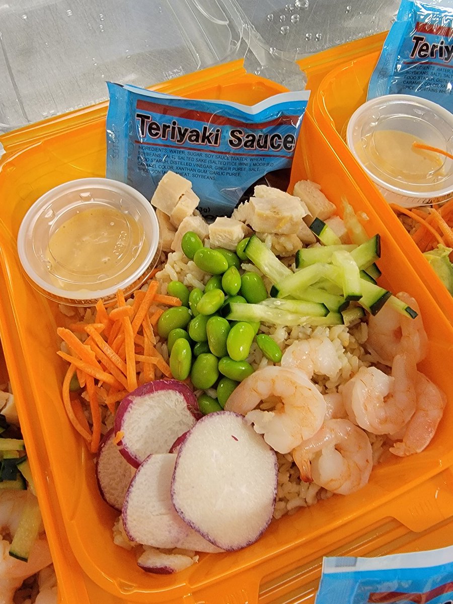 ZPSFoodService's tweet photo. Poke bowls at Zeeland East and West High School today! #schoollunchrocks https://t.co/GZufEkTPDd