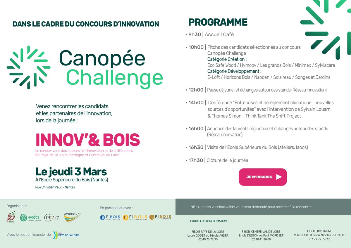 RAPPEL! ⌛

On vous attend nombreux mardi 3 mars à l'ESB pour rencontrer les candidats de notre 1ère étape #ouest .

Inscription : docs.google.com/forms/d/e/1FAI…